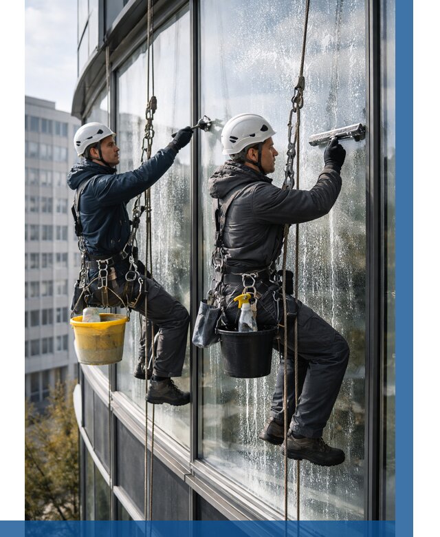 Мойка панорамных окон в Устях-Джегуте от 354 р. заказать у ВЫСОТНИК-Стд