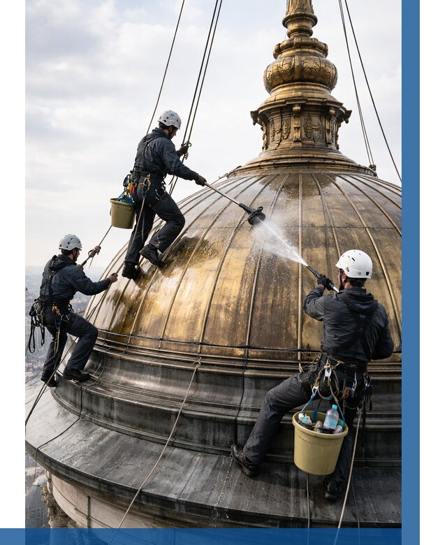 Мойка куполов и шпилей в Устях-Джегуте от 8098 р. - заказать | ВЫСОТНИК-Стд