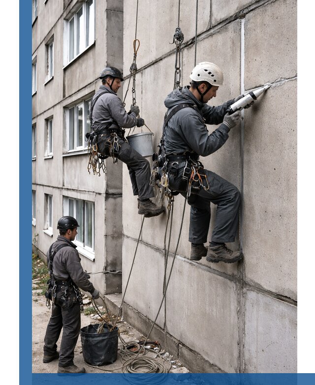 Герметизация межпанельных швов в Устях-Джегуте с гарантией герметичности