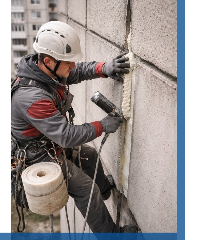 Утепление межпанельных швов в Устях-Джегуте от 709 р. | ВЫСОТНИК-Стд