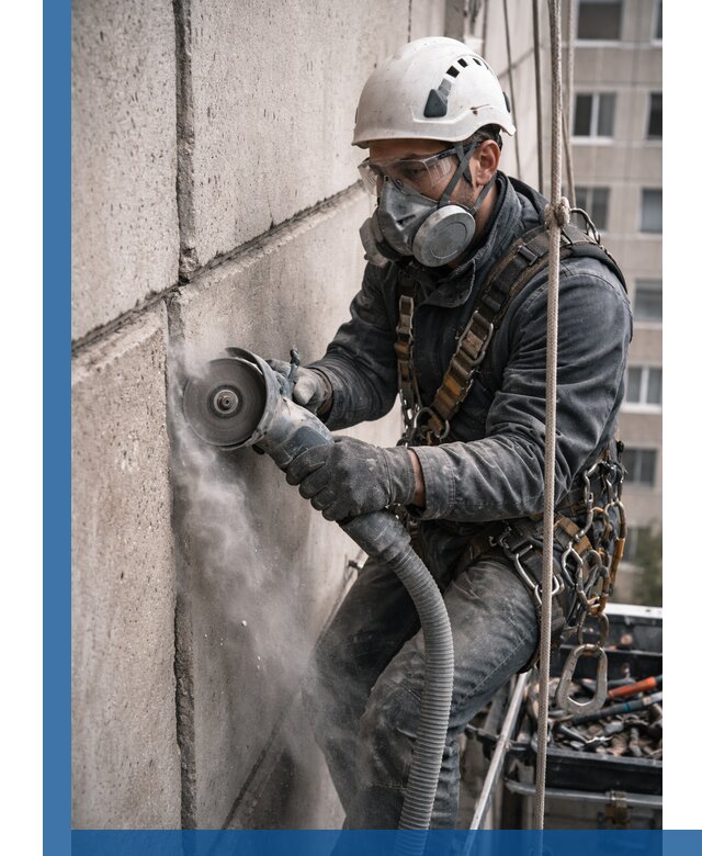 Штробление межпанельных швов в Устях-Джегуте качественно и быстро