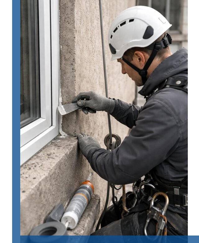 Герметизация монтажных швов окон в Устях-Джегуте с гарантией качества