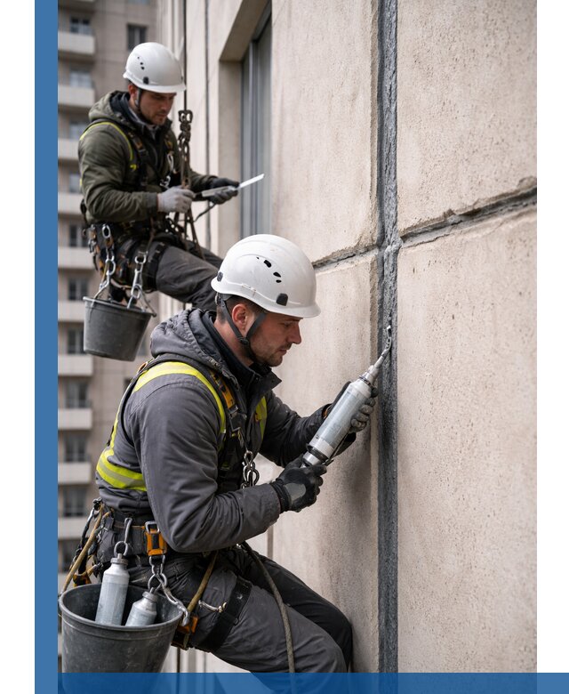 Герметизация деформационных швов фасада в Устях-Джегуте качественно