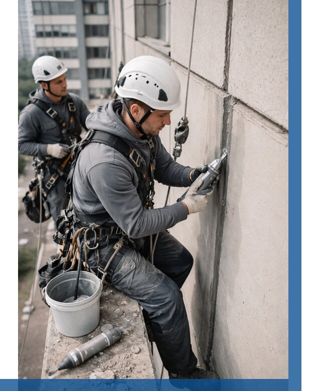 Ремонт деформационных швов здания в Устях-Джегуте от 1012 р. | ВЫСОТНИК-Стд