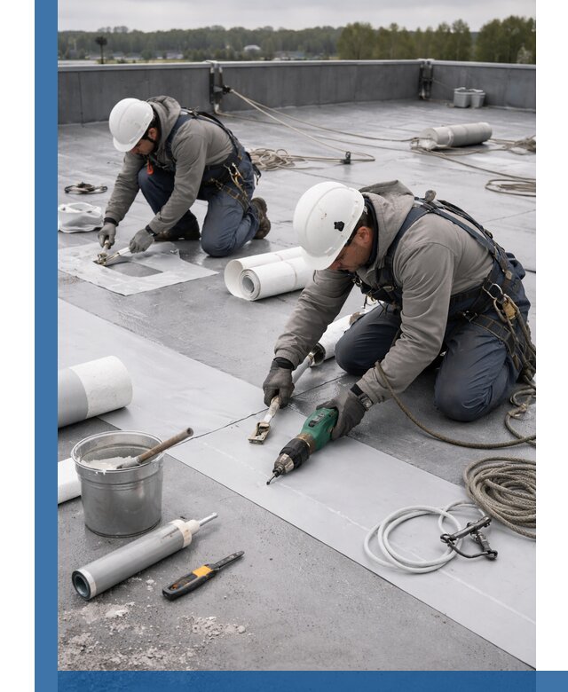 Ремонт мембранной кровли в Устях-Джегуте качественно и с гарантией