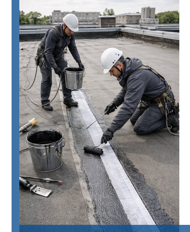 Гидроизоляция кровли мастикой в Устях-Джегуте надежная защита