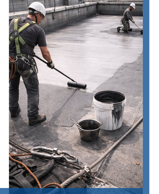 Гидроизоляция кровли жидкой резиной в Устях-Джегуте от 506 р. | ВЫСОТНИК-Стд