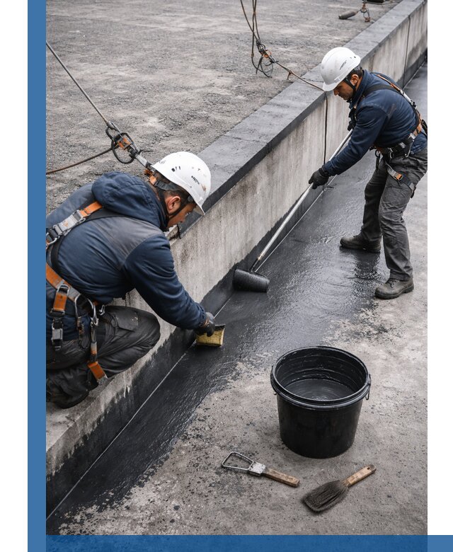 Гидроизоляция кровли жидкой резиной профессионально в Устях-Джегуте