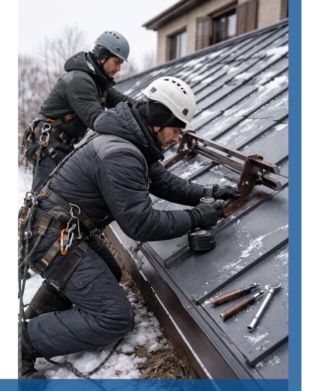 Монтаж снегозадержателей в Устях-Джегуте от 456 р. | ВЫСОТНИК-Стд