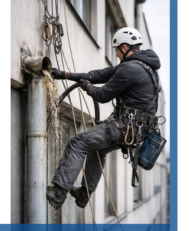 Прочистка водосточных труб в Устях-Джегуте от 3543 р. | ВЫСОТНИК-Стд