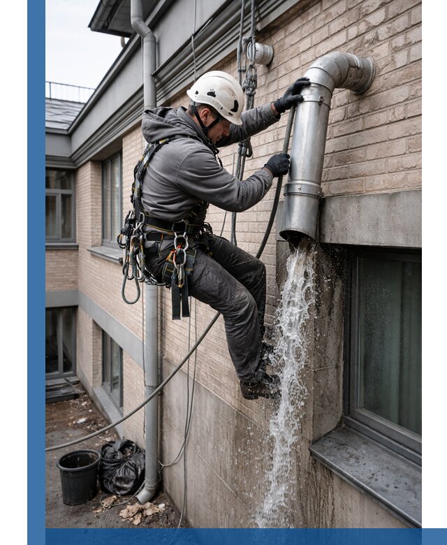 Профессиональная прочистка водосточных труб в Устях-Джегуте с гарантией