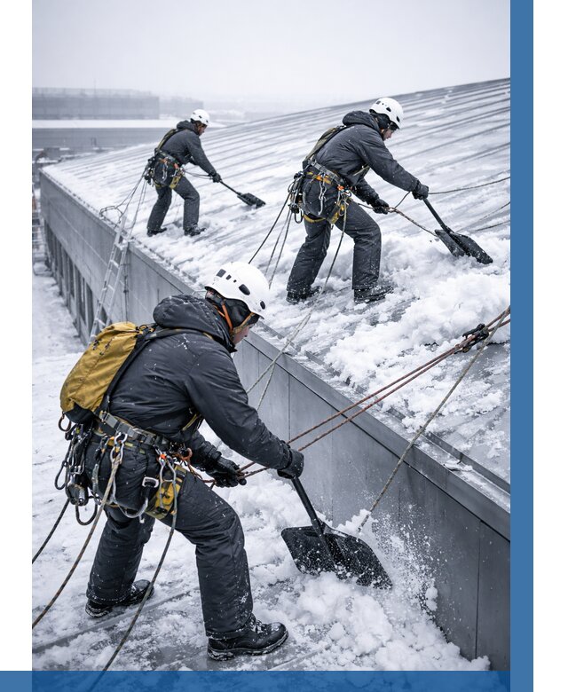 Очистка навесов от снега в Устях-Джегуте от 4555 р. | ВЫСОТНИК-Стд