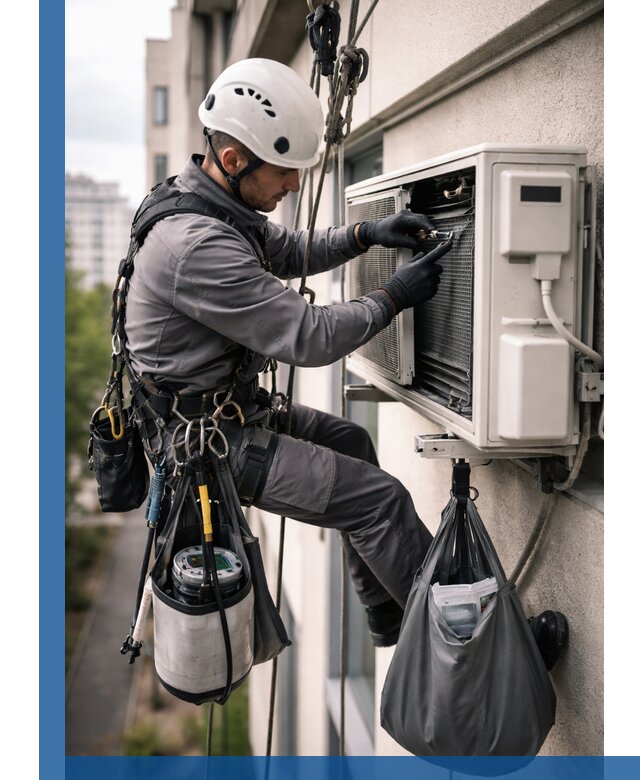 Обслуживание внешнего блока кондиционера в Устях-Джегуте профессионально