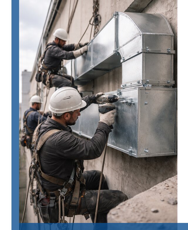 Профессиональный монтаж вентиляционных коробов в Устях-Джегуте под ключ