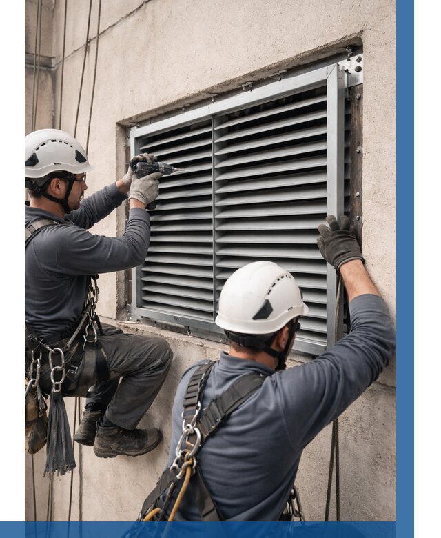 Монтаж вентиляционных решеток в Устях-Джегуте от 4555 р. | ВЫСОТНИК-Стд