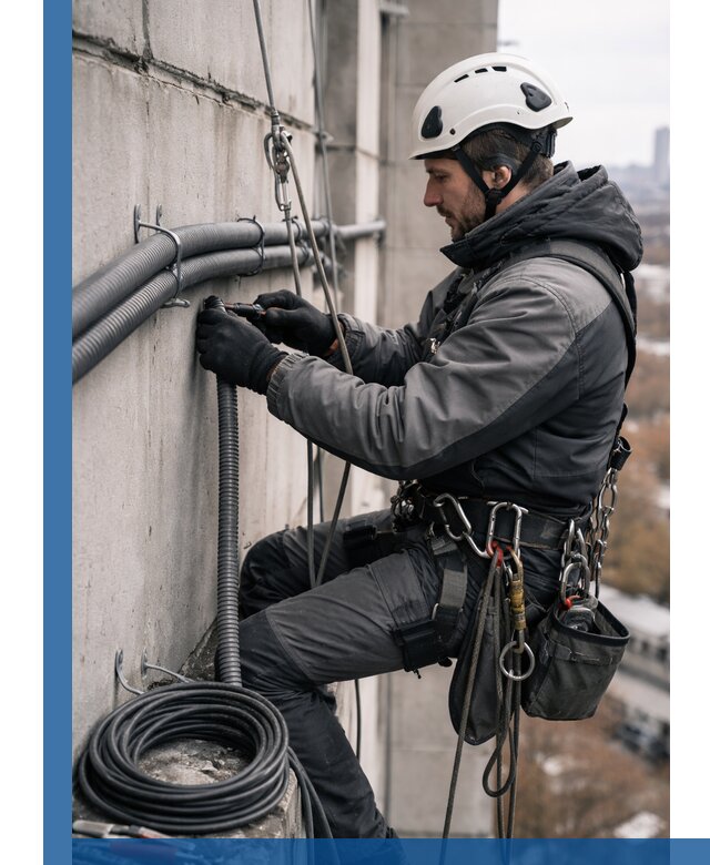 Профессиональный монтаж гофры для кабеля в Устях-Джегуте с гарантией