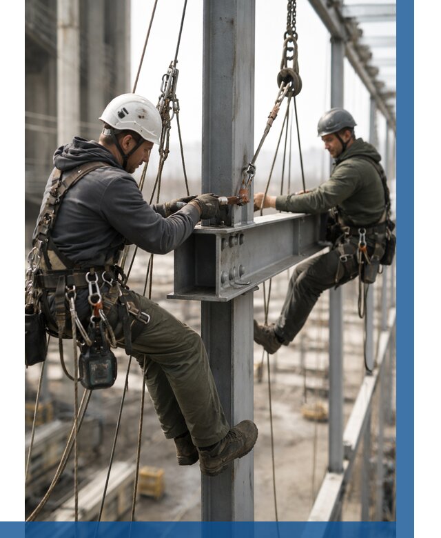 Монтаж металлоконструкций на высоте в Устях-Джегуте от 3543 р. | ВЫСОТНИК-Стд