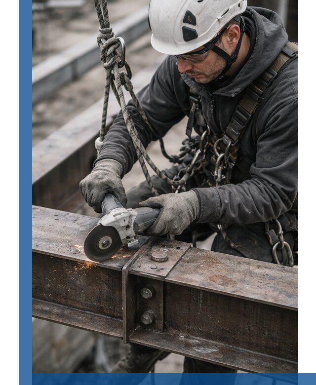 Резка металла на высоте в Устях-Джегуте для зданий и конструкций