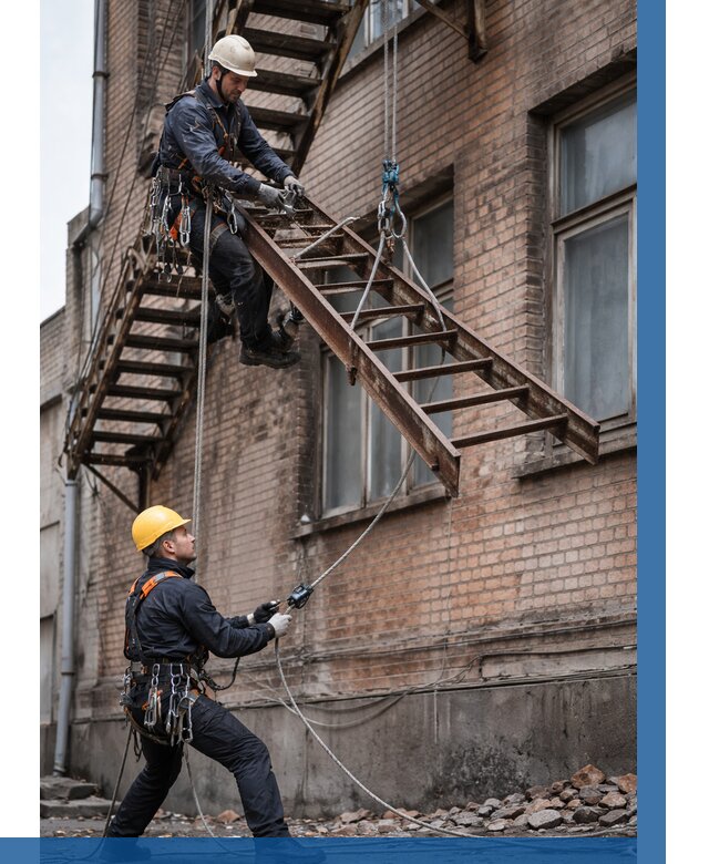 Демонтаж пожарной лестницы в Устях-Джегуте от 12148 р. | ВЫСОТНИК-Стд