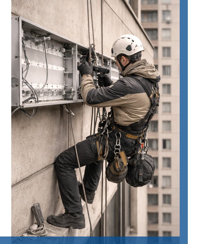 Ремонт вывески на высоте в Устях-Джегуте от 4555 р. | ВЫСОТНИК-Стд