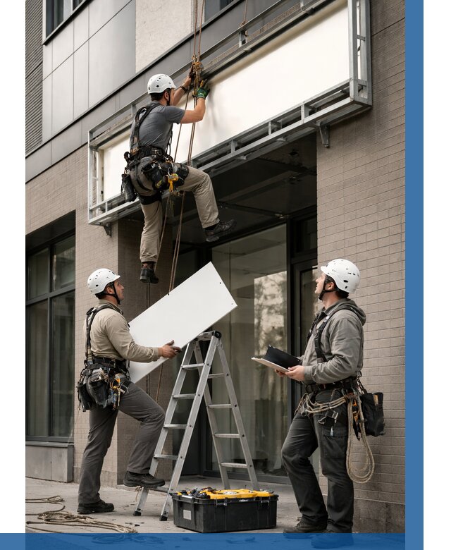 Монтаж светового короба в Устях-Джегуте от 6580 р. | ВЫСОТНИК-Стд