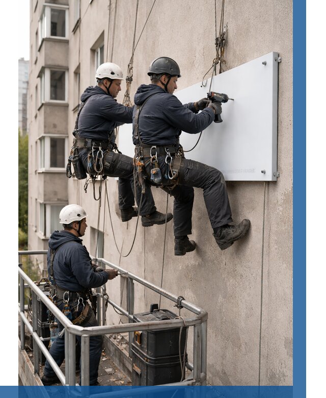 Монтаж табличек и указателей в Устях-Джегуте от 3543 р. | ВЫСОТНИК-Стд