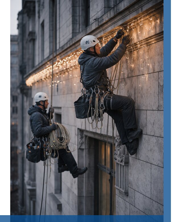 Монтаж новогодней иллюминации в Устях-Джегуте от 8605 р. | ВЫСОТНИК-Стд