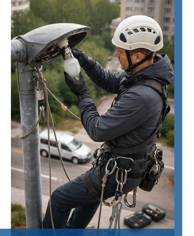 Замена ламп на высоте в Устях-Джегуте от 2531 р. | ВЫСОТНИК-Стд