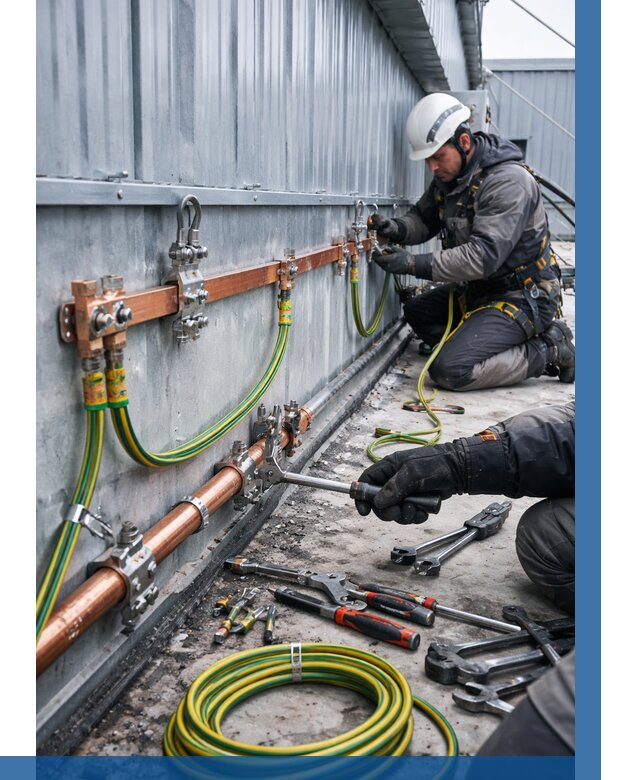 Монтаж заземления здания в Устях-Джегуте от 25308 р. | ВЫСОТНИК-Стд