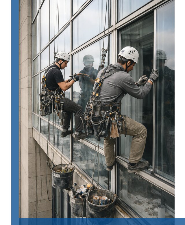 Ремонт витражных конструкций и фасадного остекления в Устях-Джегуте