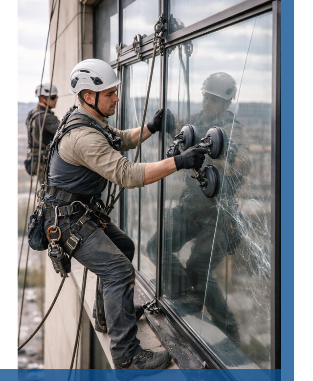 Замена стекла в витраже в Устях-Джегуте под ключ от 8605 р. | ВЫСОТНИК-Стд