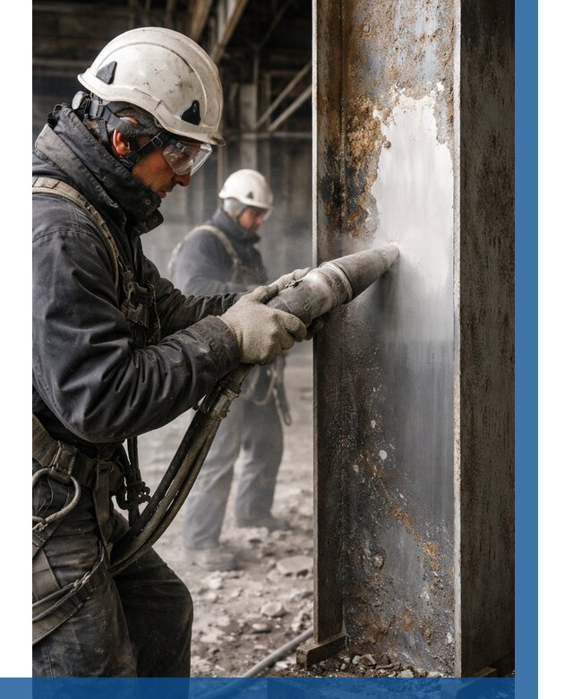 Удаление старой краски с металла в Устях-Джегуте от 456 р. | ВЫСОТНИК-Стд