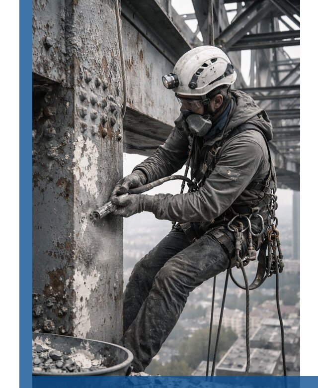 Удаление старой краски с металлических конструкций в Устях-Джегуте