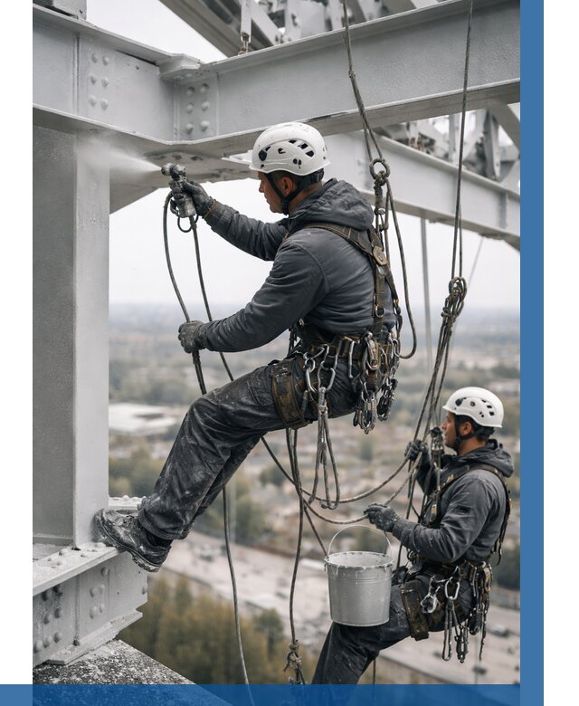 Покраска металлоконструкций на высоте в Устях-Джегуте 354 р |ВЫСОТНИК-Стд
