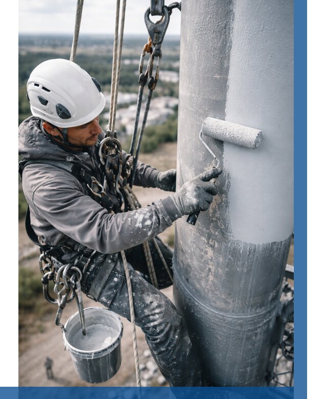 Покраска мачт связи под ключ в Устях-Джегуте от 860 р. | ВЫСОТНИК-Стд