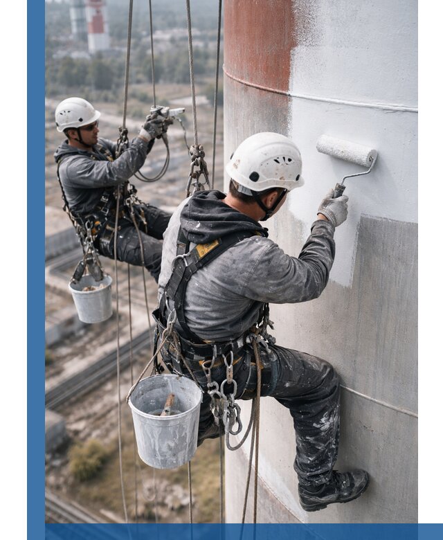 Покраска дымовых труб в Устях-Джегуте: антикоррозийная защита и восстановление
