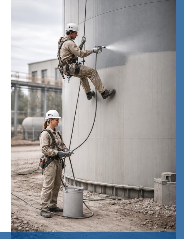 Покраска резервуаров в Устях-Джегуте от 1215 р. | ВЫСОТНИК-Стд — заказать