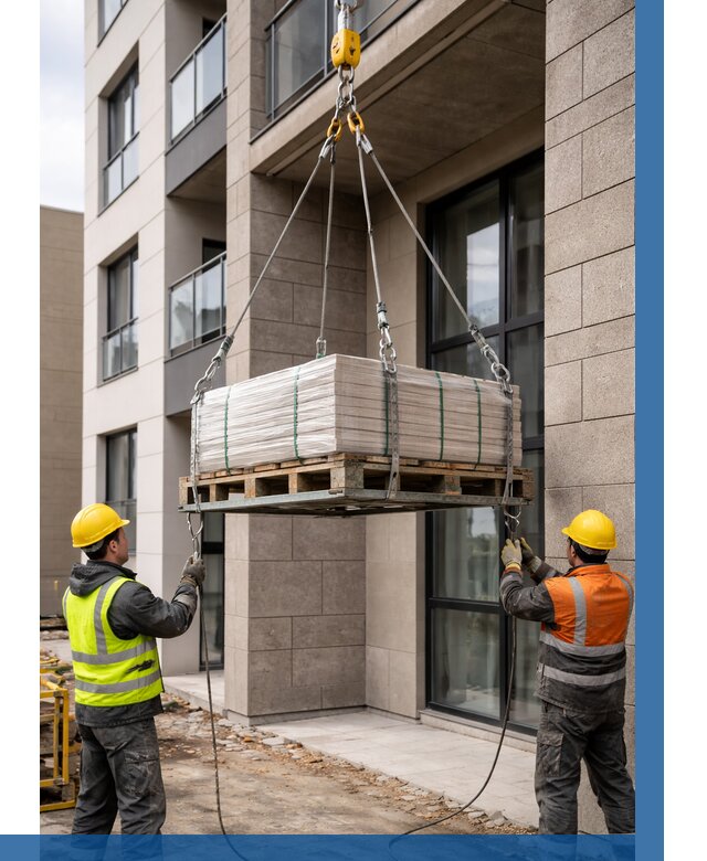 Подъем керамогранита на этаж в Устях-Джегуте от 3543 р. | ВЫСОТНИК-Стд