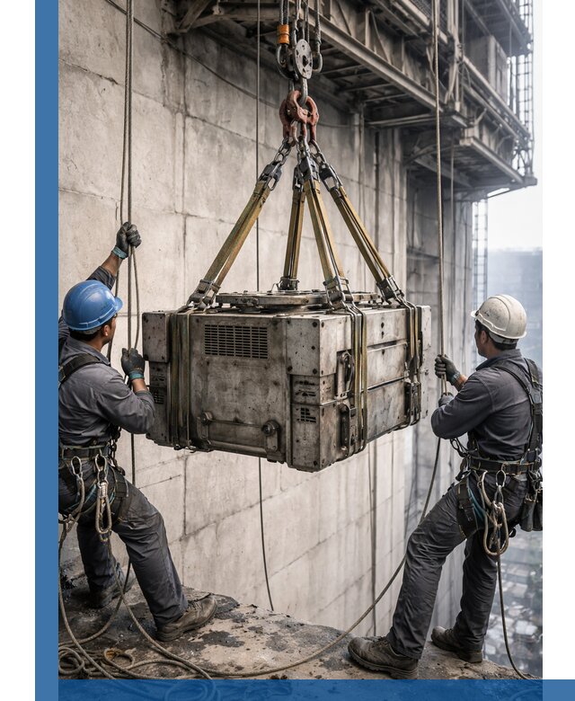 Такелажные работы на высоте, подъем и монтаж грузов в Устях-Джегуте