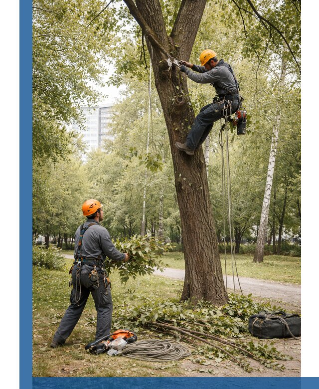Санитарная обрезка деревьев в Устях-Джегуте, профессионально и безопасно