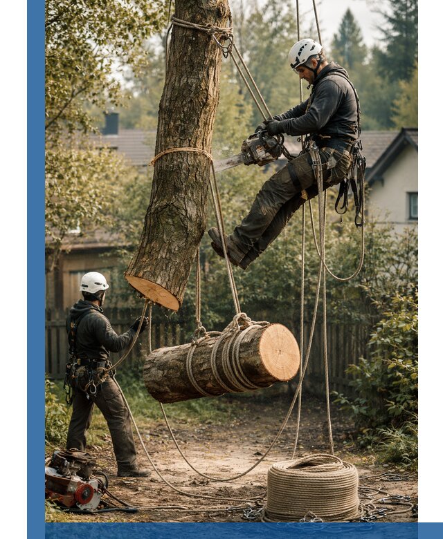 Валка деревьев частями в Устях-Джегуте, безопасно и аккуратно