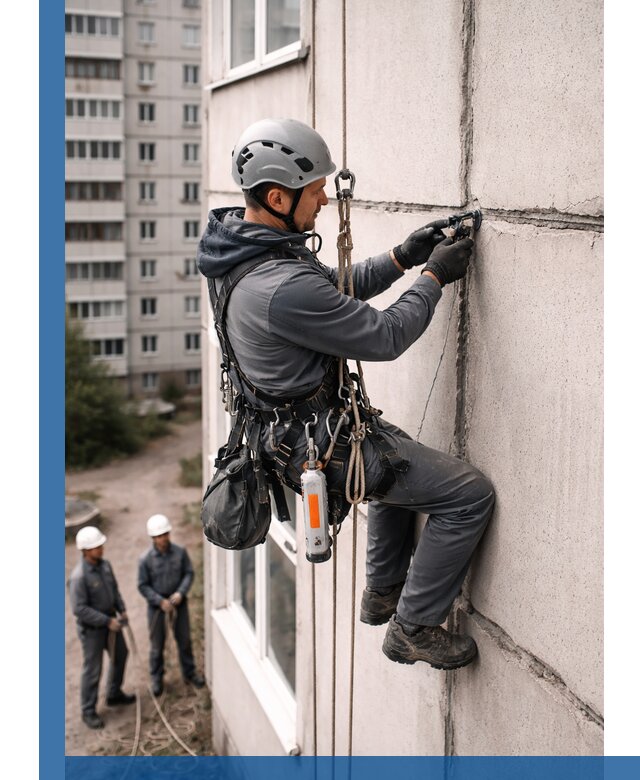 Обследование межпанельных швов и герметизация в Устях-Джегуте